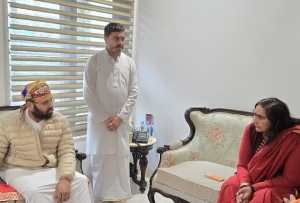 पूज्य गुरुदेवजी एवं साध्वी रितंभरा जी की भेंट हुई